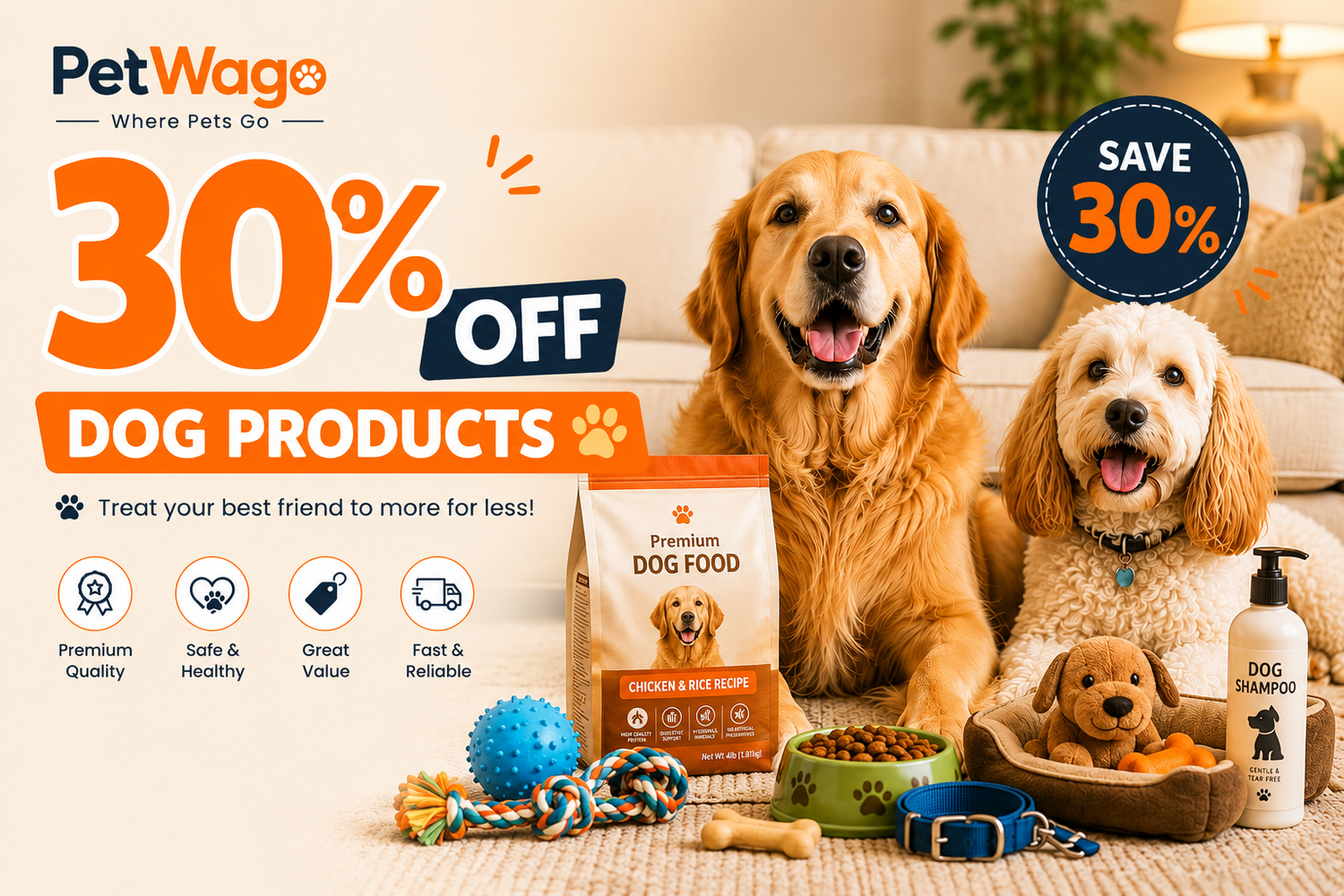 DOG PRODUCTS 30% OFF