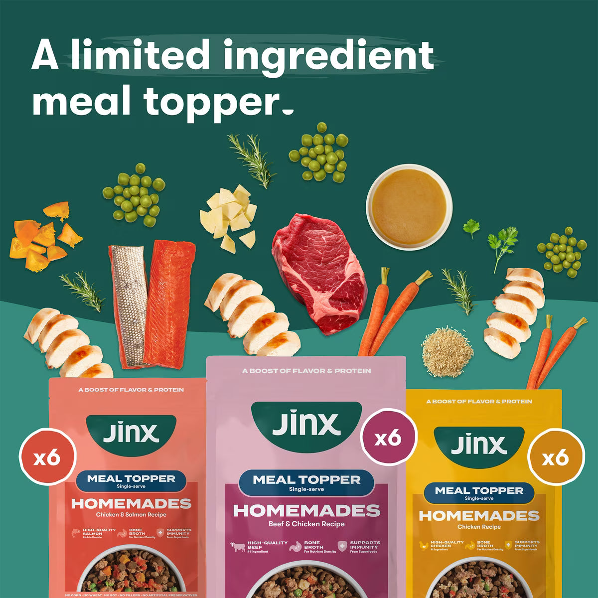 Jinx Homemades Variety Pack Pate Wet Dog Food