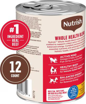 Rachael Ray Nutrish Whole Health Blend Real Beef & Pumpkin Canned Dog Food